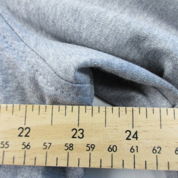 Banana Republic Men Luxe Touch Performance Jacket L Grey Sweater Bomber 630 - Picture 8 of 10
